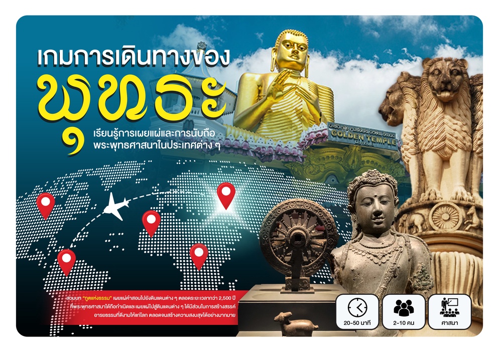 ภาพประกอบไอเดีย เกมการเดินทางของพุทธะ