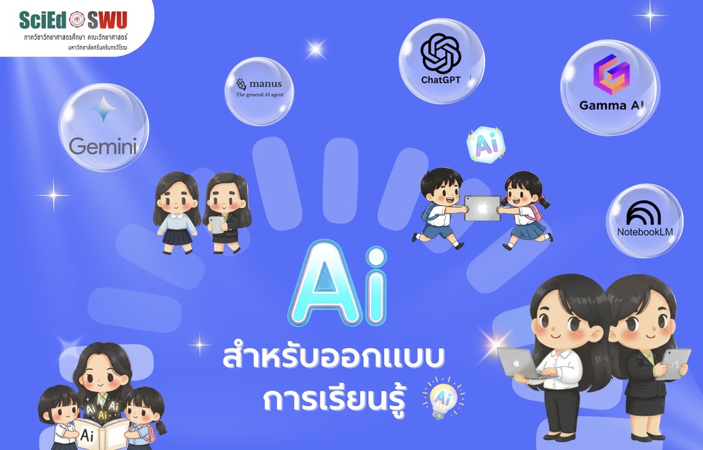 ภาพประกอบไอเดีย Ai ตอนที่ 2 : AI สำหรับออกแบบการเรียนรู้