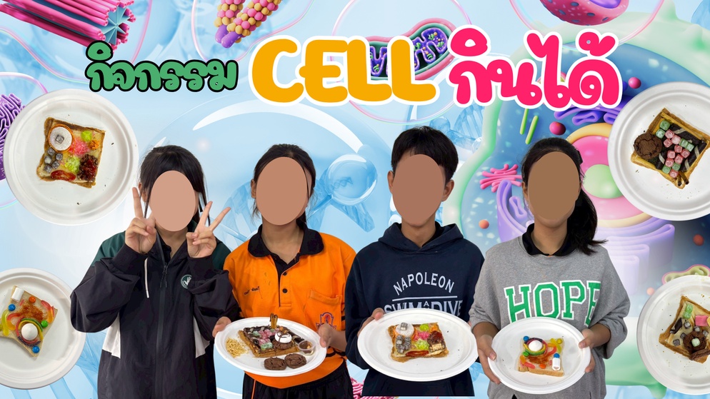 ภาพประกอบไอเดีย กิจกรรมแบบจำลองเซลล์กินได้