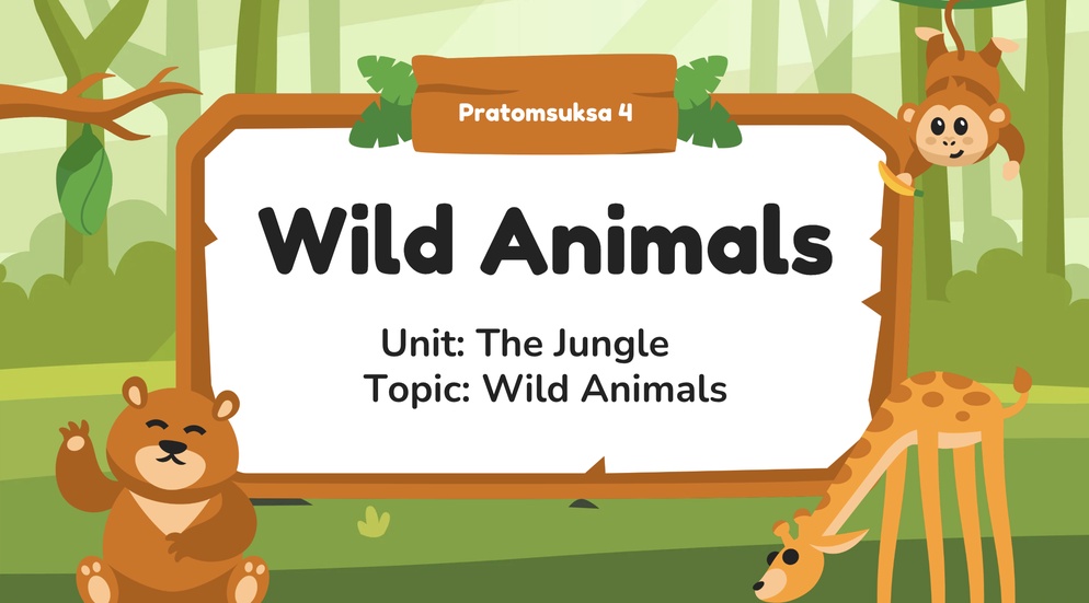 ภาพประกอบไอเดีย นวัตกรรม The Hunted Animals ชั้น ป.4