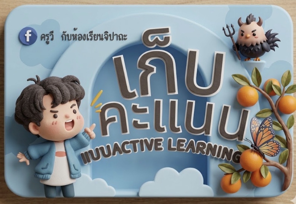 ภาพประกอบไอเดีย นวัตกรรมเก็บคะแนน แบบ active learning